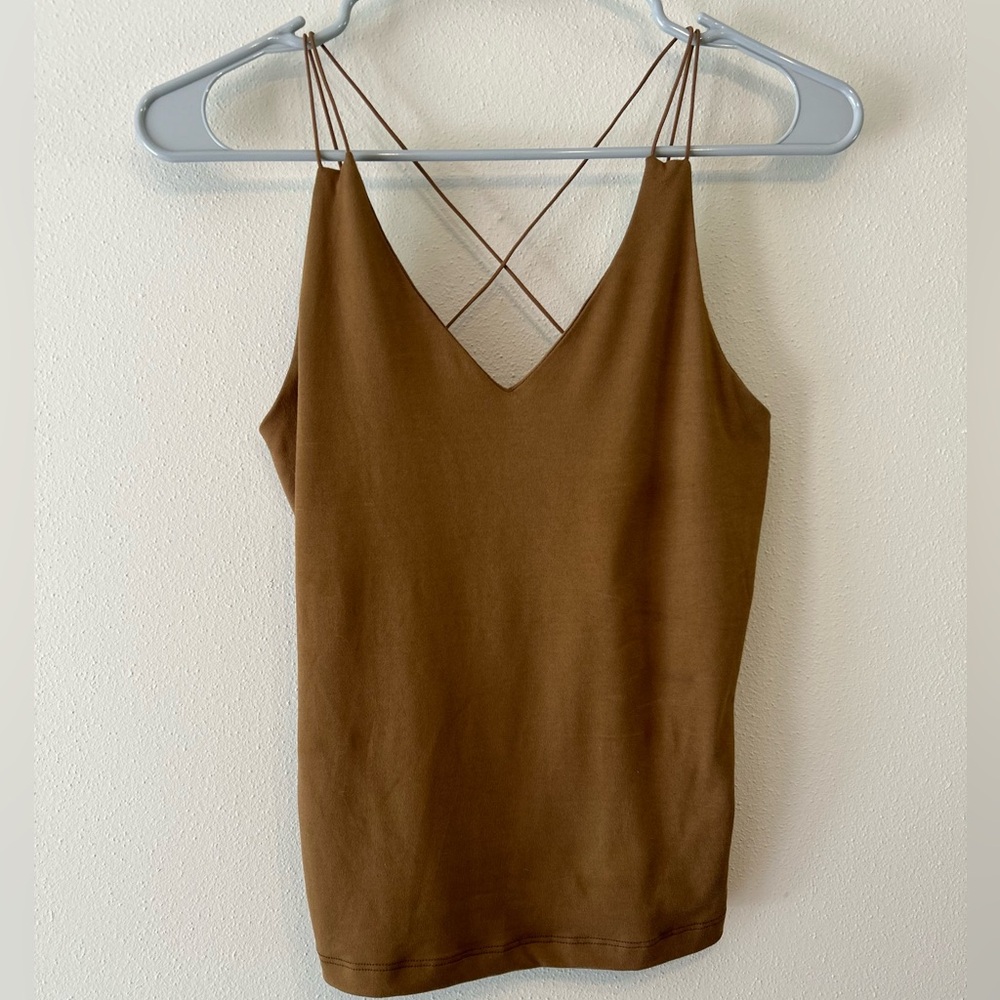 Spaghetti Strap Cross back Tank